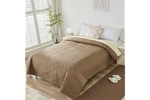 Taiyang Funda para sofá 100% Impermeable para Perros, Funda para Cama de Perro, Protector de Muebles de café para niños, Perro, Gato (marrón metálico, 208 – 208 cm (1 Paquete)