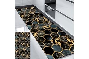 HUAXIQUE Tappeto Scendiletto Camera Da Letto Tappeto Runner Cucina Vinile Facilmente Lavabile per Corridoio Ufficio Entrata Casa Cucina Da Ingresso 80x180cm Stile E