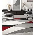Mia's Teppich Cielo – Kurzflor, Grau, 140 X 200 Cm, Mit Hoch-Tief-Effekt & Glanzfaser