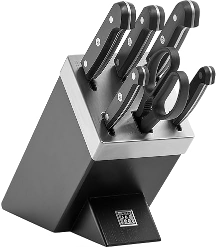 KAI Shun Classic Messerblock-Set - 5 Japanische Damastmesser In Edlem Holzblock