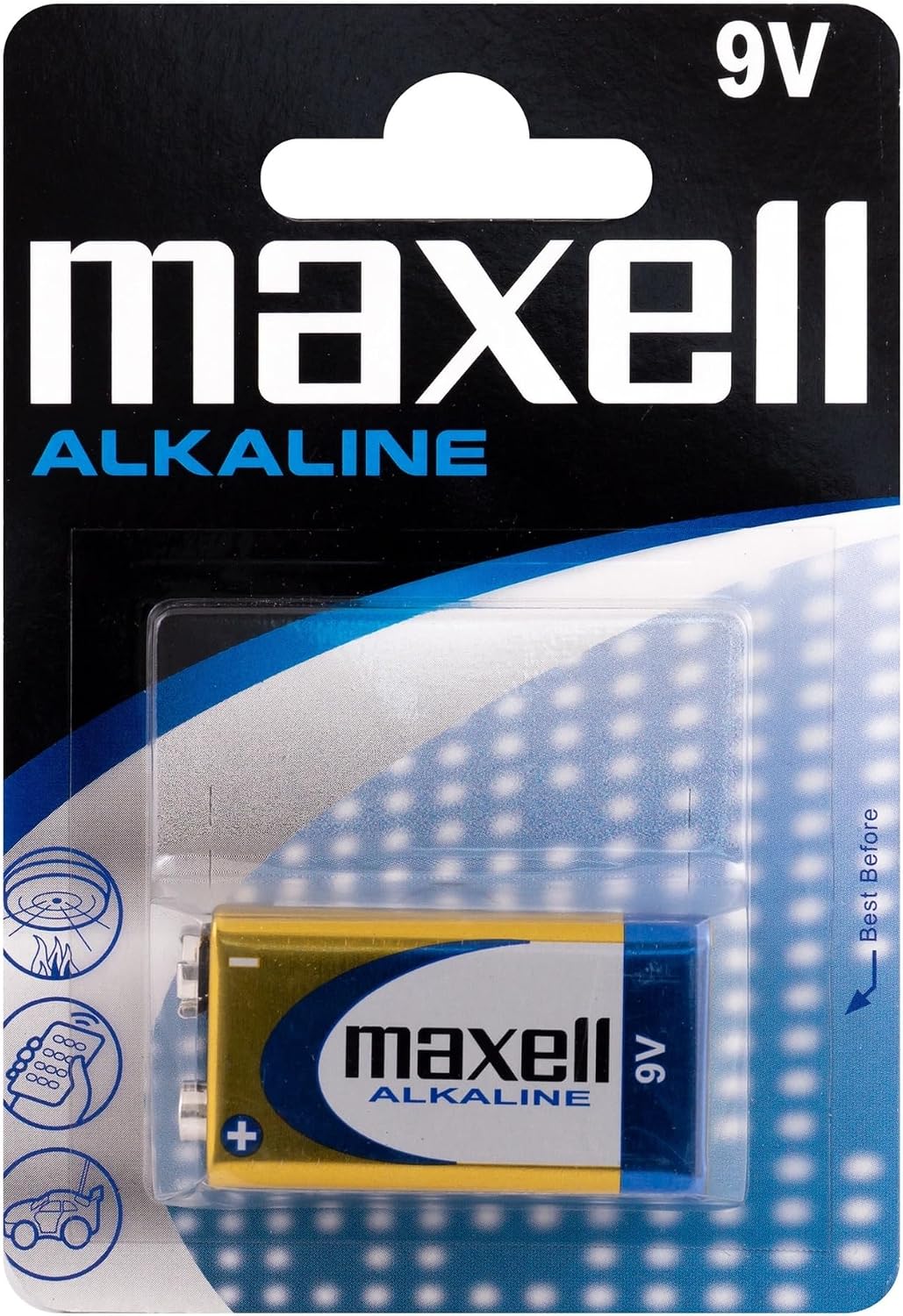 Maxell 6LR61-MN1604, Pila alcalina