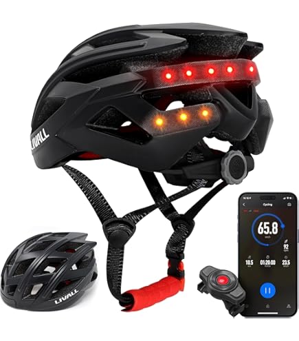 Casque Vélo Intelligent LIVALL MT1 Neo – Éclairage LED Intégré, Alarme SOS, Haut-parleurs – Taille L 58-62 Cm