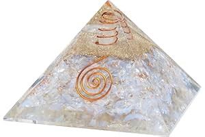 Crocon Piramide di orgone di Pietra di Cristallo Pietra Opalite bilanciamento dei Chakra Pietre curative piramidali per piramidi Reiki Regalo di Meditazione