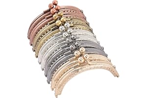 PH PandaHall 10pcs Fermoir de Porte-Monnaie, 5 Couleurs Fermoir de Sac Vintage 85mm de Large Fermoir de Sac à Main en Métal Cadre de Portefeuille pour Sac à Main à la Main