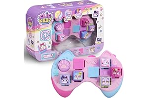 Goliath - CLICKEEZ Controller - 5 Teclas Kawaii para Hacer Clic + 1 Mando + Guía de Colección - Juguete Fidget ASMR Personalizable – Keycaps para Encajar - Idea de Regalo Desde los 6 años