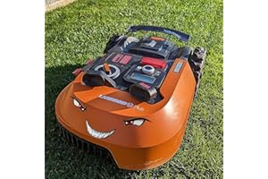 IKSAMY Worx Tuning - Adhesivo decorativo para robot cortacésped, aleta trasera para Worx M500 Plus, Luba AWD, Ecovacs Goat G1, Gardena, etc. Accesorios para robot cortacésped (2)
