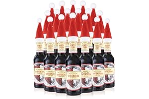 ‎ZWÖNITZER HANDWERKLICH GEBRAUT Brauerei Zwönitz Winterstern Craft Beer 18 x 0,33 Liter/Sächsisches Craft-Bier mit Weihnachtsmütze/Originelles Bier Geschenk/Malzaromatisch, feinherbes Bier mit leichter Süße