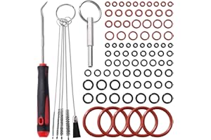 Lyeteung 92 Sztuk Zestaw Uszczelek do Ekspresu do Kawy, Silikonowe Uszczelki do Grupy Zaparzającej, z Kluczem Owalnym Szczotką Czyszczącą Wytrych i Haczyk, Kompatybilne z Philips Saeco Spidem Gaggia