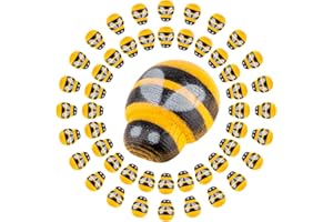 SAVITA 200 pz Ape Legno Autoadesive, Adesivo Ape Adesivi per Scrapbooking Artigianale Decorazione Fai Da Te Adesivi Frigorifero, Doccia Del Bambino Adesivo Da Parete