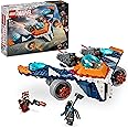 LEGO Marvel Warbird di Rocket vs. Ronan, Astronave Giocattolo da Costruire per Bambini e Bambine da 8 Anni in su, Set Guardia