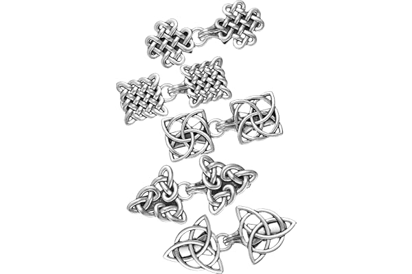 5 Clips à Châle Clips à Cardigan Rétro Clips à Chandail Antiques Broches à Pull Antiques Épingles à Châle Vintages Pinces à Pull Vintages en Argent pour Cape Chemise