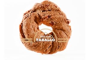 MICHELE IAZZETTA Taralli Napoletani CEREALI E MANDORLE CON OLIO 500gr - Tarallini SENZA SUGNA - Snack Cena Aperitivo Birra