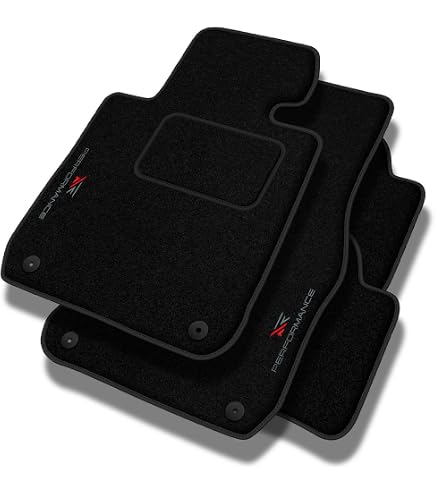 Tappetini in tessuto premium cuciture rosse originali Audi RS3 8Y