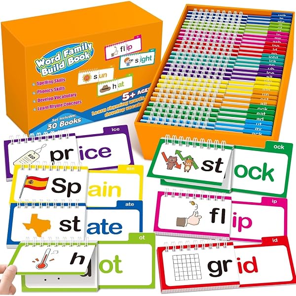Phonics Flip Chart - Word Families: Amazon.co.uk: Test