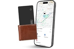 Lizoak 1 Pack Smart Tag Karte - Bluetooth Tracker Card kompatibel mit Apple Wo ist? APP(nur iOS), RFID Sperrung, IP68 Wasserdicht, für Gepäck/Geldbörse/Koffer/Reisepässe