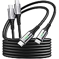 INIU USB C Cable, 2 Pack 2m 100W 20V/5A PD QC 4.0 Fast Charging USB C to USB C cable, Black, DI-D5CC, 2PCS