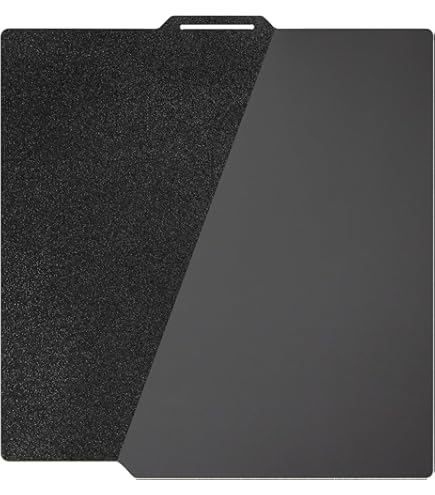 UniTak3D K2 Plus Bouwplaat, 370 x 370 mm, enkelzijdig getextureerd PEI-vel, flexibel veeroppervlak, uitstekende hittebestendigheid, 3D-printerplatforms, compatibel met Creality K2 Plus