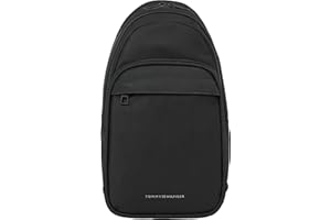 TOMMY HILFIGER Męska torba na ramię TH REPREVE AM0AM13363, czarna (czarny), OS, czarny (czarny), rozmiar uniwersalny