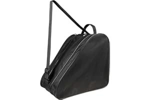 QKURT Roller Skate Bag for Kids - Unisex Ice Skate Shoe Storage With Adjustable Shoulder Strap, Oxford Cloth Skating Accessories for Boys and Girls