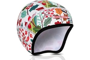 ICOCOPRO Bonnet de vélo d'hiver pour Enfants | Bonnet d'hiver pour vélo sous Casque de Sport | Casquette de Cyclisme Chaude | Casquette de Cyclisme Coupe-Vent