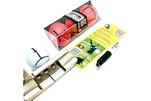 EyeLine Golf Impact Ball Liner 3-Pack with Marker by Hank Haney - Easy Ball Marking Stencil for Accurate Putter Face & Target Line, USGA Legal, Precision Putting Alignment Tool Used by Tour Players