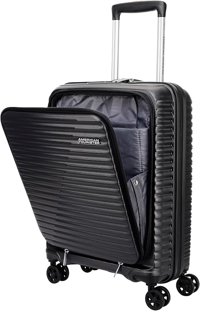 American Tourister Liftoff FTL|Small Size Cabin Trolley Bag (55 cm)|360° 8 Wheel Spinner Travel Luggage with L