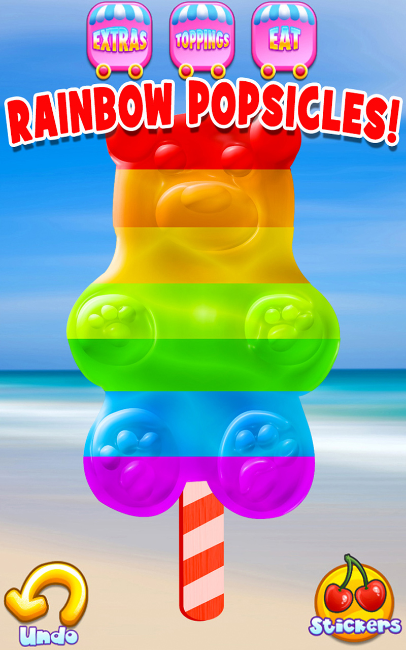 Frozen Ice Popsicles & Ice Cream Maker Kids Fun Dessert Maker Games