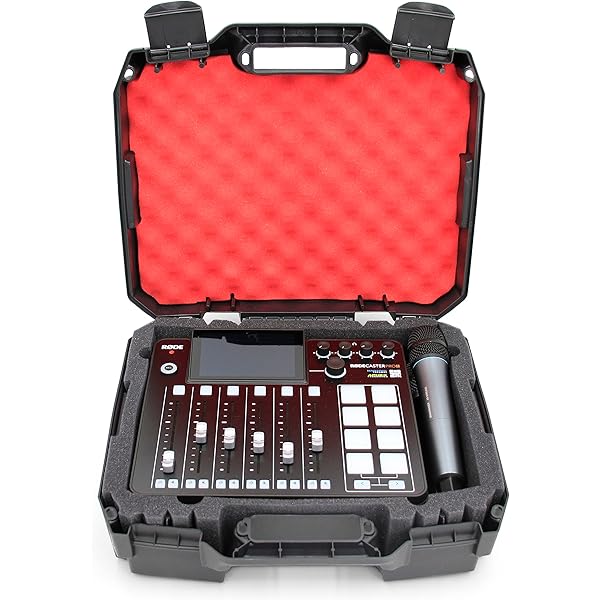 Case Club Mixer & Podcast Travel Case - Fits RODECaster Pro 2, NTH