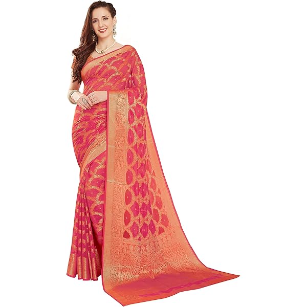 Winza Designer PS Brasso Bhim Yellow W Plain Chiffon Saree for