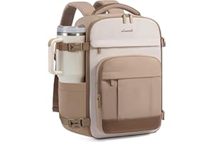 LOVEVOOK Ryanair Cabin Bags 40x30x20 Underseat Bag Backpack, Lightweight Carry On Hand Luggage Bag for Travelling, Womens Small Ryan Air Rucksack Under Seat for Air Plane, Khaki