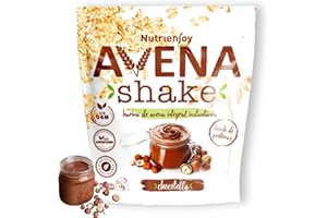 NutriEnjoy - Avena Shake 1Kg | Copos de Avena Integral Molidos | Harina de Avena Sabores | Avena en Polvo | Harina de Avena Integral | Avena Instantánea Sabores Deliciosos (Chocotella)