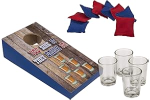 KENZIES DIRECT Bean Bag Toss Drinking Game Adult Novelty Mens Ladies Christmas Xmas Birthday Mothers Day Fathers Day Top Selling Gift Present