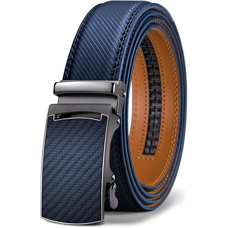 BULLIANT Ledergürtel 2er Set - Automatik-Ratsche Verstellbar 35mm