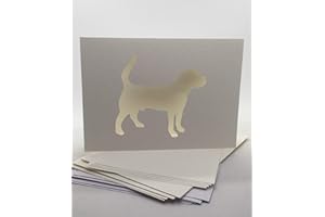 Iris Folding Card Pack Dog Large C5 Size Makes 4 Cards DeeCraft