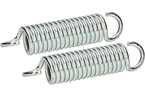 KOTARBAU® - Set di 2 molle oscillanti per altalena o amaca sospesa, 5 mm, 18 spire zincate