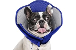 AOFITEE Dog Cone for Dogs After Surgery, Soft Dog Cone Collar for Large Medium Small Dogs, Adjustable Pet Recovery Cones, Breathable Elizabethan Collar to Prevent Licking Wounds