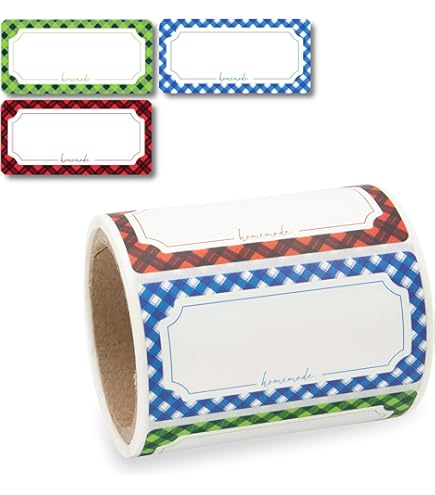 500 stuks zelfklevende etiketten, 38 mm, jam-etiketten, stickers om te beschrijven, rond, handgemaakte stickers, cadeaustickers, voor doe-het-zelf bakken, envelop, bruiloftscadeauzakjes, decoratie