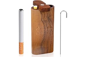 ANDOV One Hitter Kiffer Zubehör Purpfeife Set Stash Box Pfeife Räuchern Zubehör Tabak Kräuter und Andere