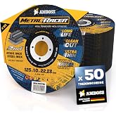 50 metal cutting discs 125 x 1 x 22 mm &ndash; Metal Racer cutting disc by AMBOSS WERKZEUGE is suitable for steel and stainless ste