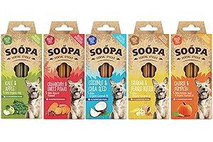 Soopa Dental Sticks Mixed 5 Pack Dog Bones