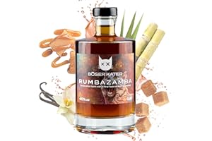 ‎BÖSER KATER Böser Kater RUMbazamba Caramel Toffee, Feine Geschmacks-Noten von Rum & Karamell, Wild & Verführerisch, Die perfekte Geschenkidee, Handgemacht mit kleiner Auflage, 0,5l 40% Vol