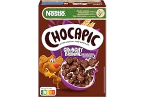 Chocapic Cereales Nestlé de Trigo Integral y Maíz Tostados, Con Cacao, Paquete 300 g