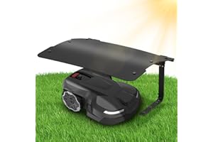 Izrielar Garage pour robot tondeuse, toit pour robot tondeuse, abri de voiture pour robot tondeuse, pliable, garage, maison de pluie pour robot tondeuse avec barre de support