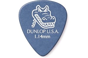 JIM DUNLOP - 417F114 Paquete de 24 púas Gator Grip de 1,14 mm, azul