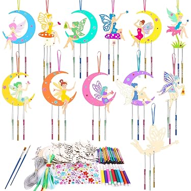 Coffret Créatif 4M – Carillon à Pots De Fleurs En Terre Cuite (peinture, Pinceau, Corde, Instructions) – Dès 8 Ans