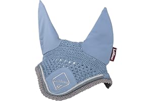 LeMieux Classic Crochet Fly Hood with Comfortable Lycra Ears - Sport Horse Wear for Competitive Rider