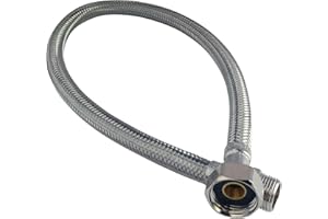 Somatherm for You - Flexible Sanitary Right Male Connection 15/21 (1/2 ') - femmina femmina destra 12/17 (3/8') - lunghezza 30 cm - dn8