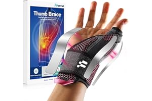 Fitomo Muñequera Dedo Pulgar, Ferula Pulgar 2 en 1 para Tenosinovitis de De Quervains, Artritis, Dedo en Gatillo, Tendinitis, Alivio del Dolor del Túnel Carpiano y Esguince de Pulgar