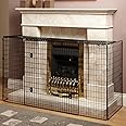 Fireside Extending Extendable Nursery Child Safety Fireguard Firescreen Black