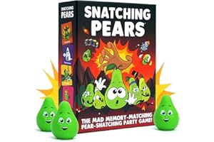 Snatching Pears! – The Hilarious Memory-Matching, Pear-Snatching Party Game | Family Board Game for Kids, Teens & Adults | 2-6 Players, Age 7+